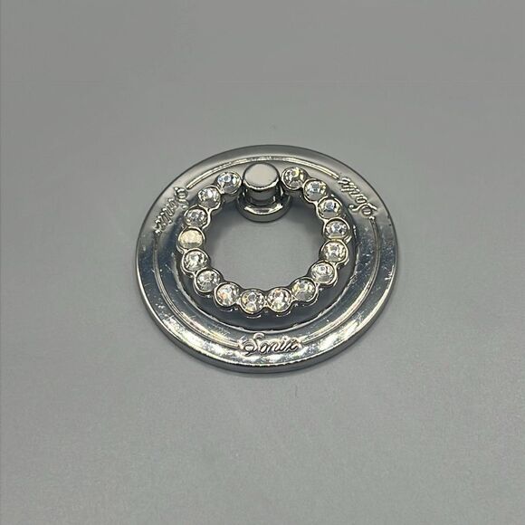 Sonix Magnetic Silver-tone Ring with Rhinestones for MagSafe iPhone - Picture 1 of 4